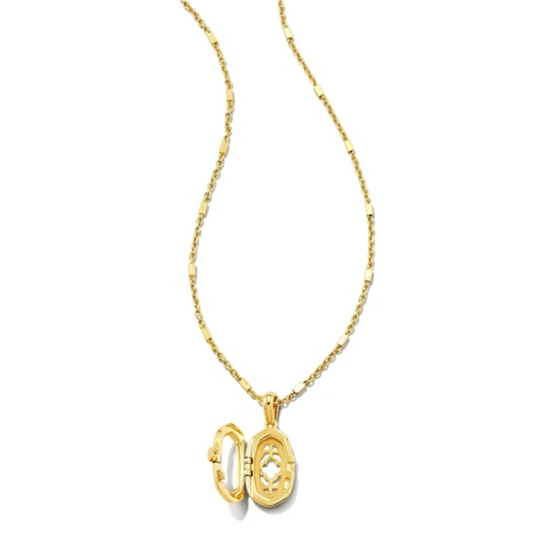 ELLIE LOCKET PENDANT GOLD COMPONENT, GOLD