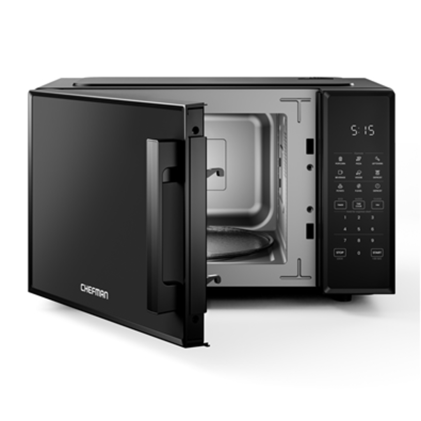 COUNTERTOP MICROWAVE, BLACK, 0.9 CU FT