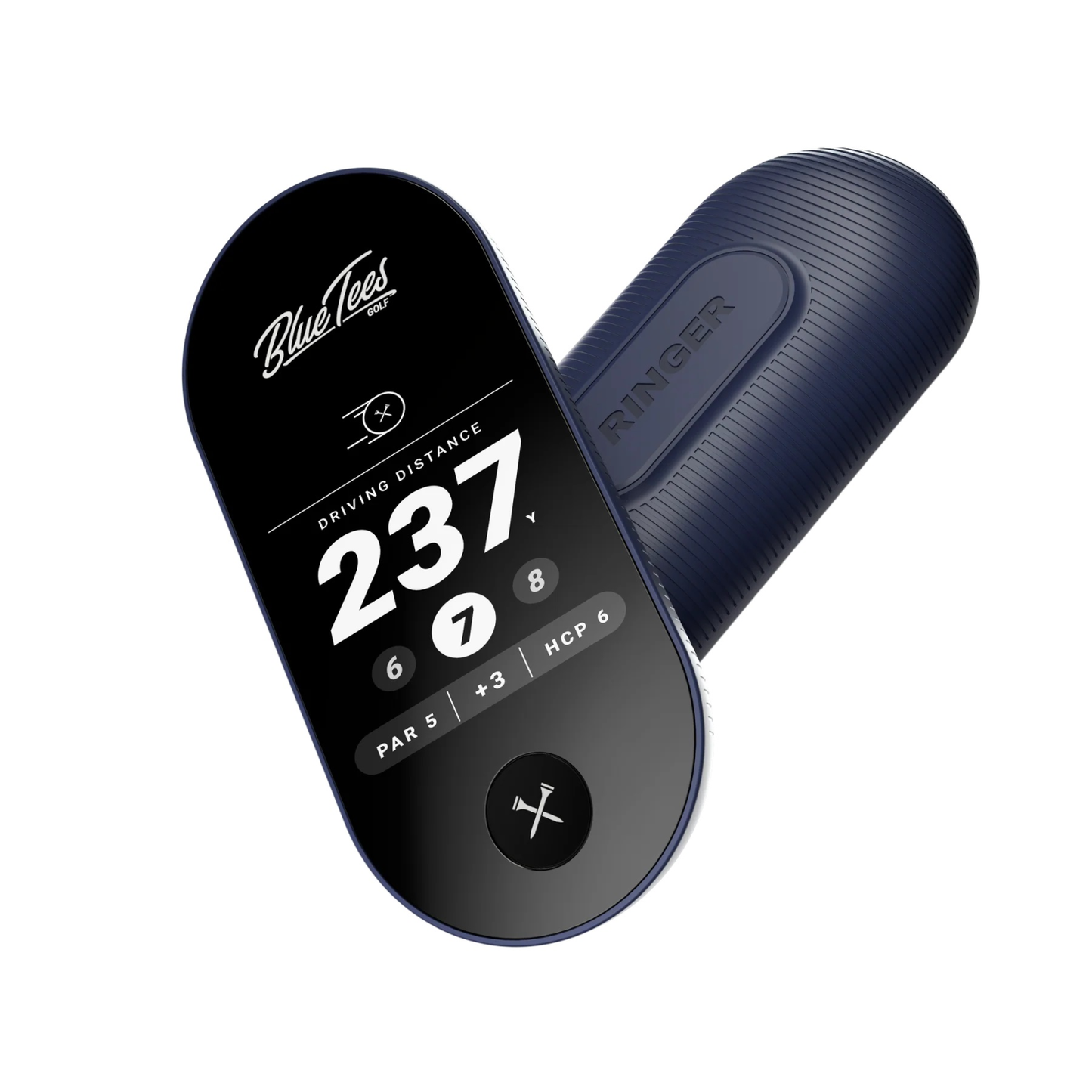 BLUE TEES GOLF RINGER GPS HANDHELD - NAVY