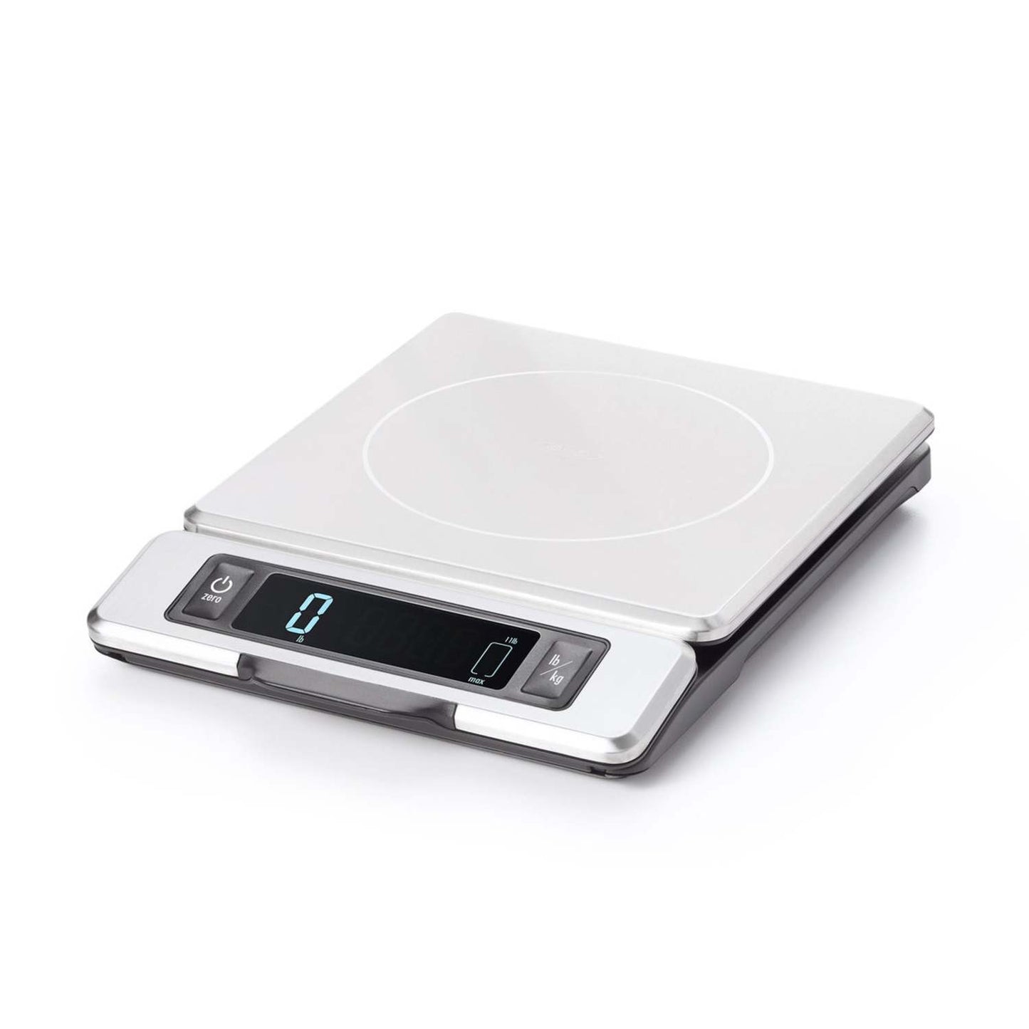 GOOD GRIPS 11LB STAINELESS STEEL DIGITAL FOOD SCALE W/ PULL OUT DISPLAY