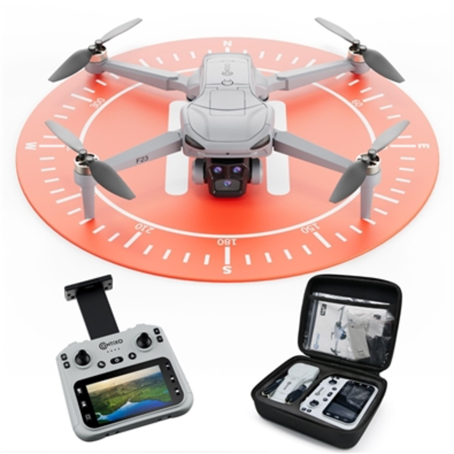 GPS DRONE WITH SCREEN REMOTE, 4.3" SCREE