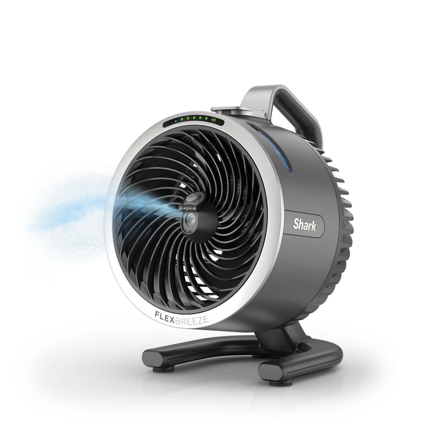 FLEXBREEZE HYDROGO MISTING PORTABLE FAN DARK GRAY