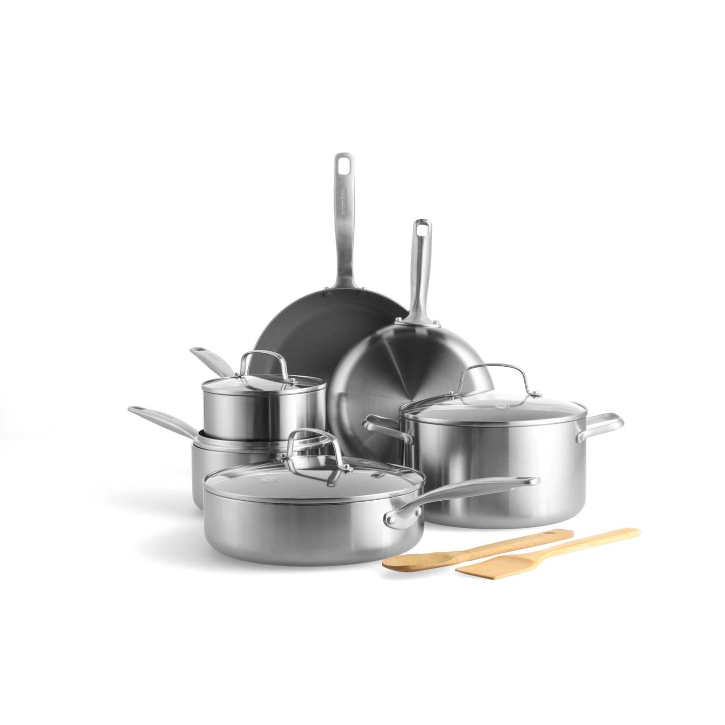 CHATHAM 12PC TRI-PLY STAINLESS STEEL NONSTICK COOKWARE SET
