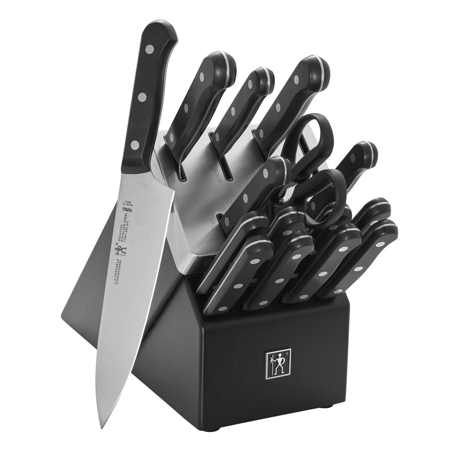 HENCKELS SOLUTION 16PC SELF-SHARPENING KNIFE BLOCK SET
