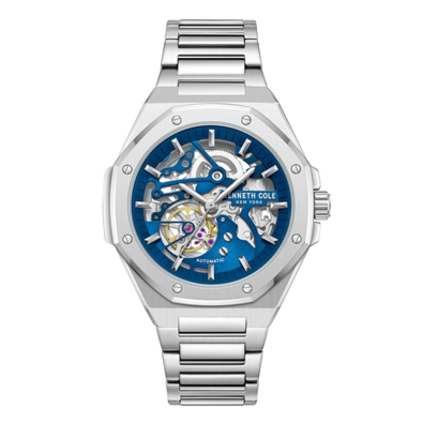 MEN'S AUTOMATIC MVT WATCH, SILVER, STANDARD