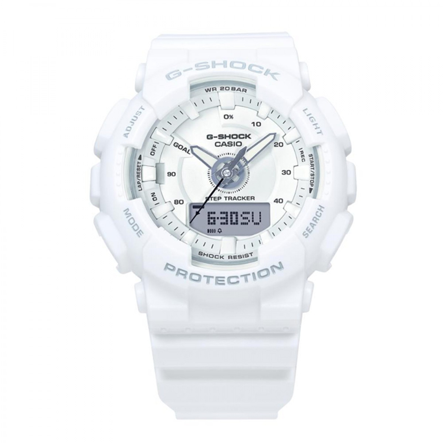 G-SHOCK WHITE STEP TRACKER WATCH