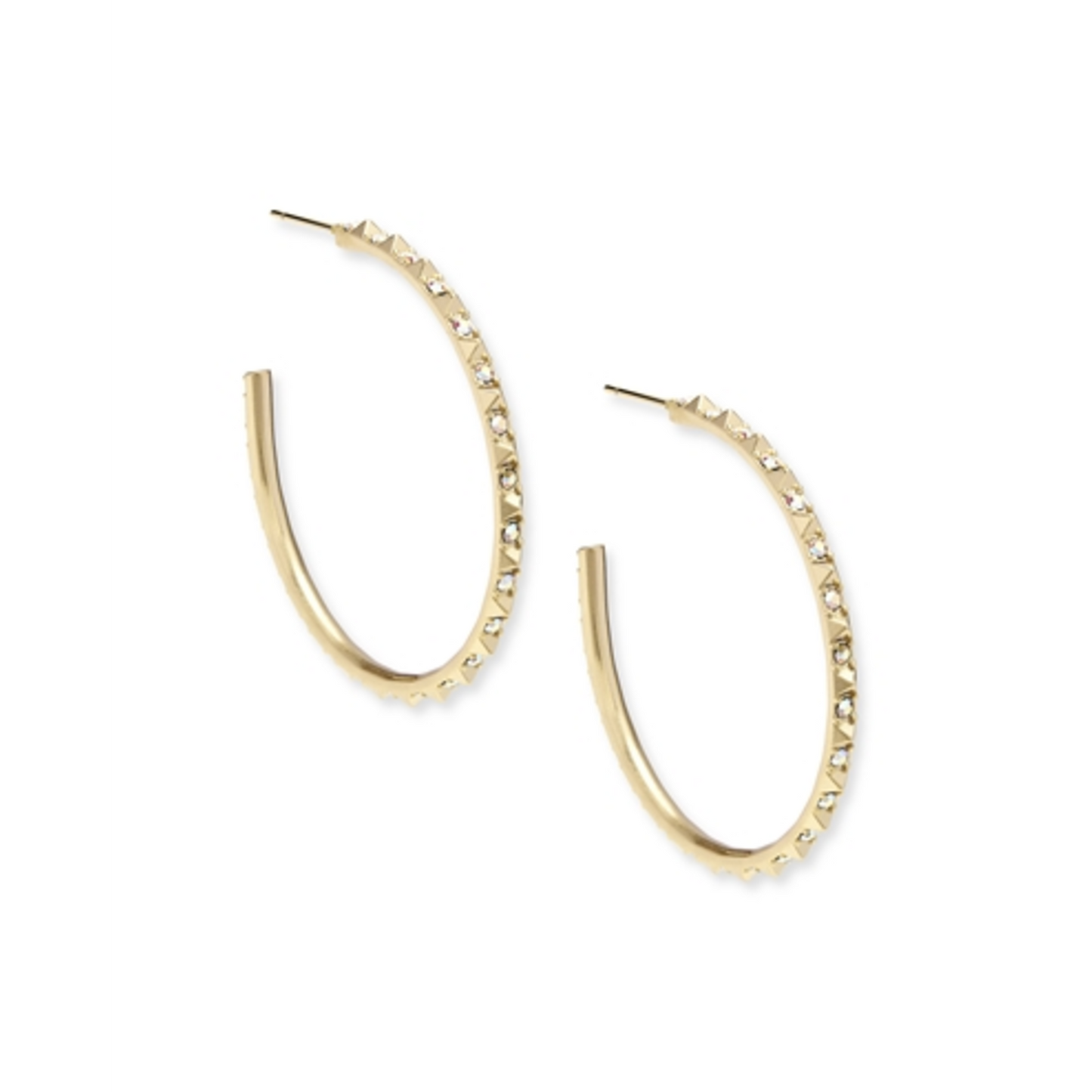 VERONICA HOOP EARRINGS, GOLD