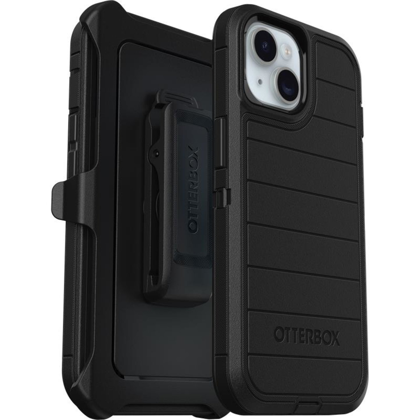 OTTERBOX APPLE IPHONE 15, IPHONE 14 AND IPHONE 13 DEFENDER PRO SERIES CASE - BLACK