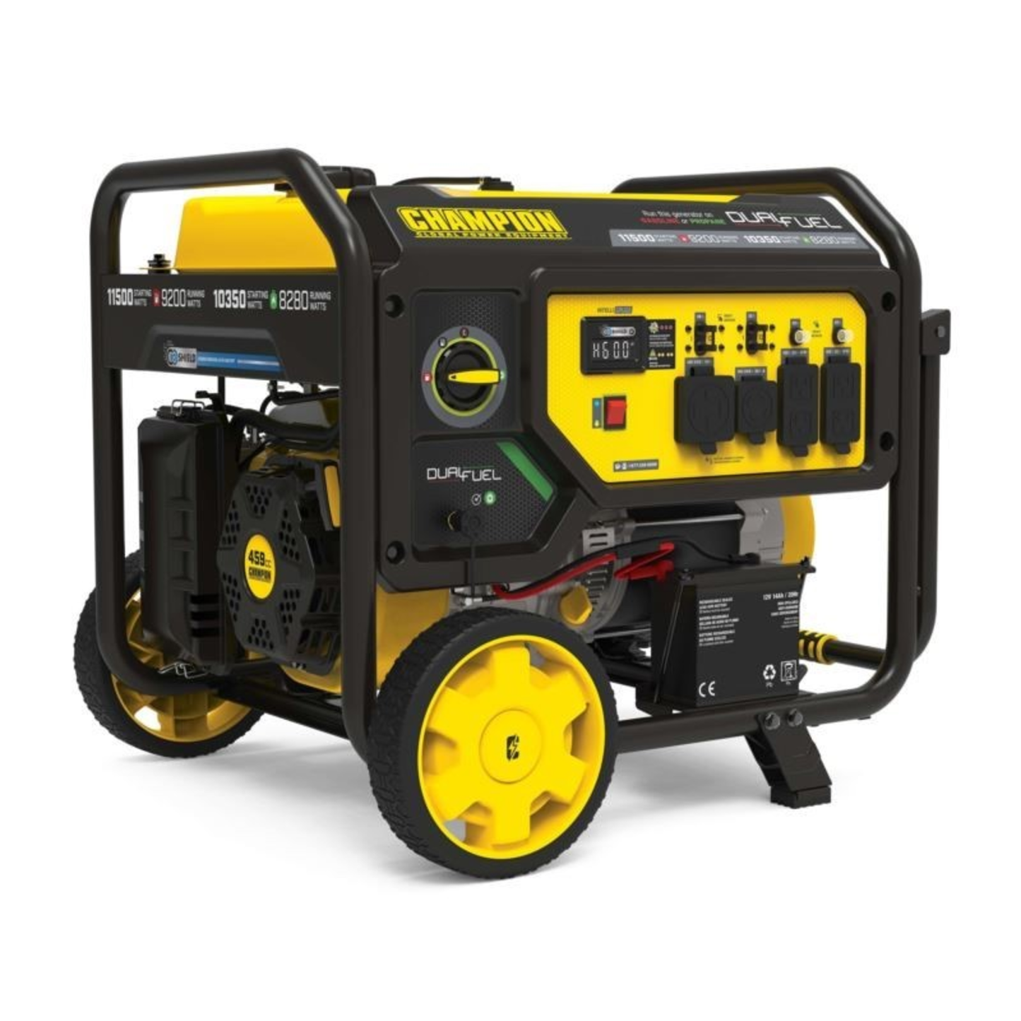 9200 WATT DUAL FUEL W/ELECTRIC START