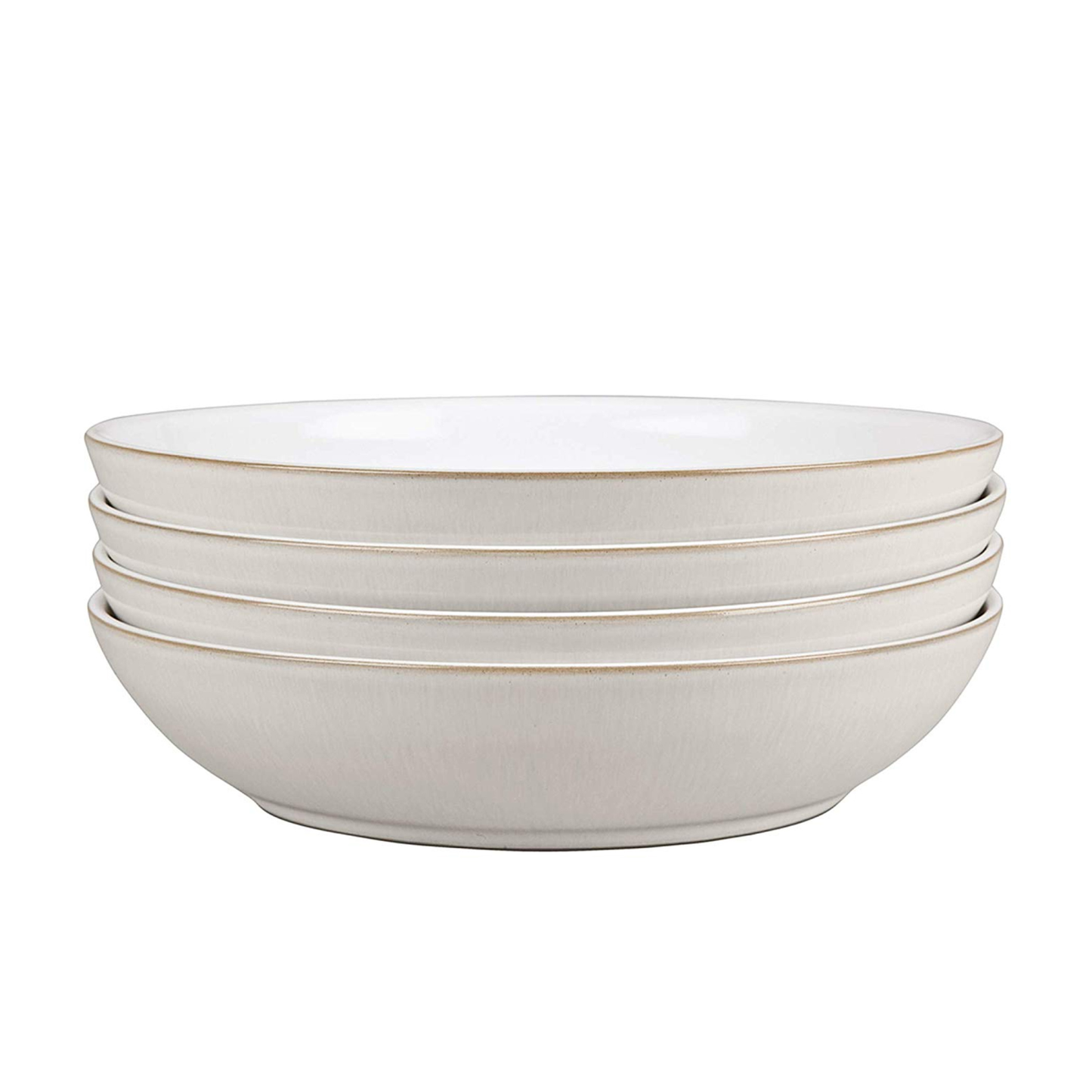 DENBY NATURAL CANVAS SET OF 4 PASTA BOWLS