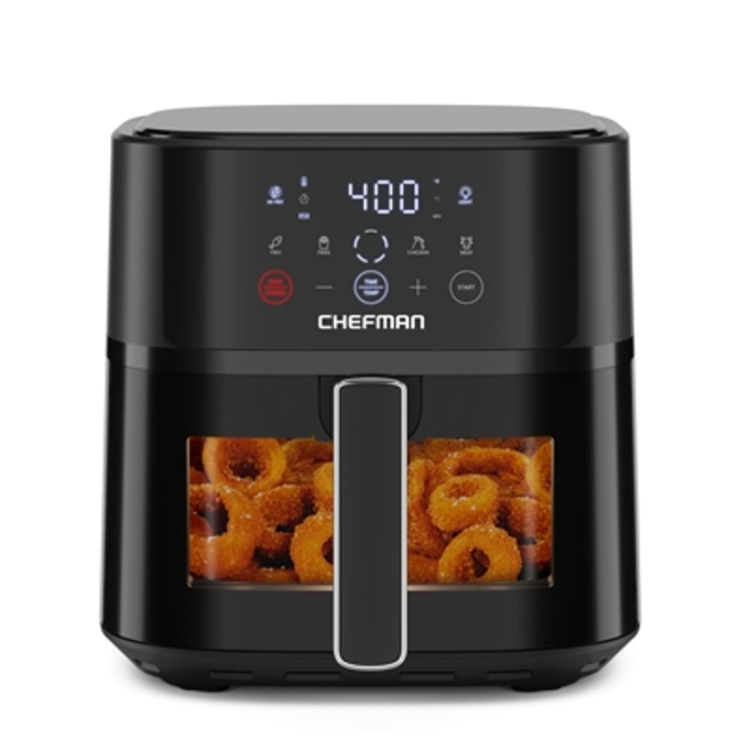 TURBOFRY TOUCH EASY-VIEW AIR FRYER, BLACK, 6 QUART