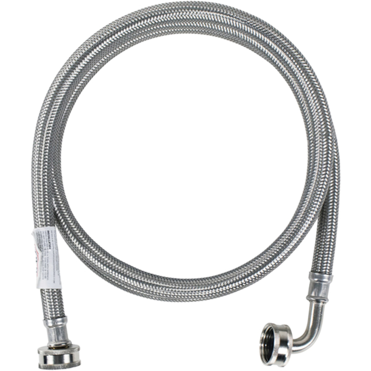 48" WM HOSE SS W/ELBOW