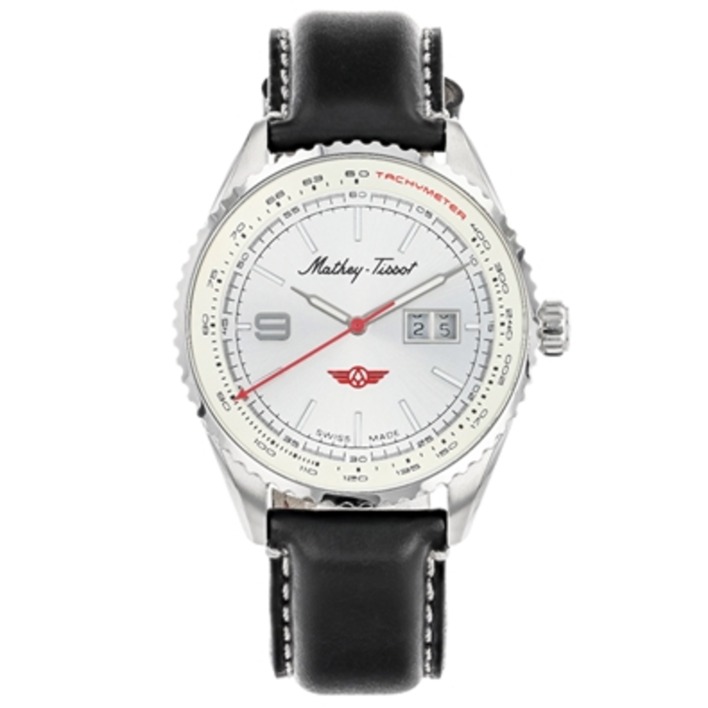 ATLAS DATE WATCH, BLACK, STANDARD