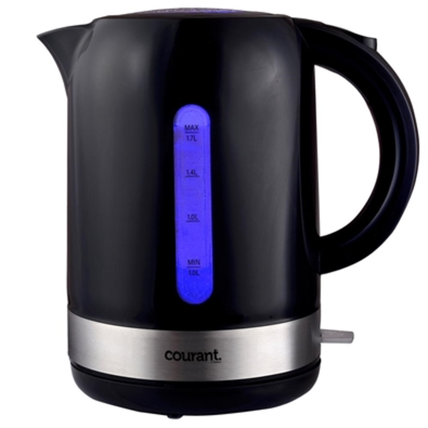 COURANT 1.7L CORDLESS KETTLE - BLACK, BLACK
