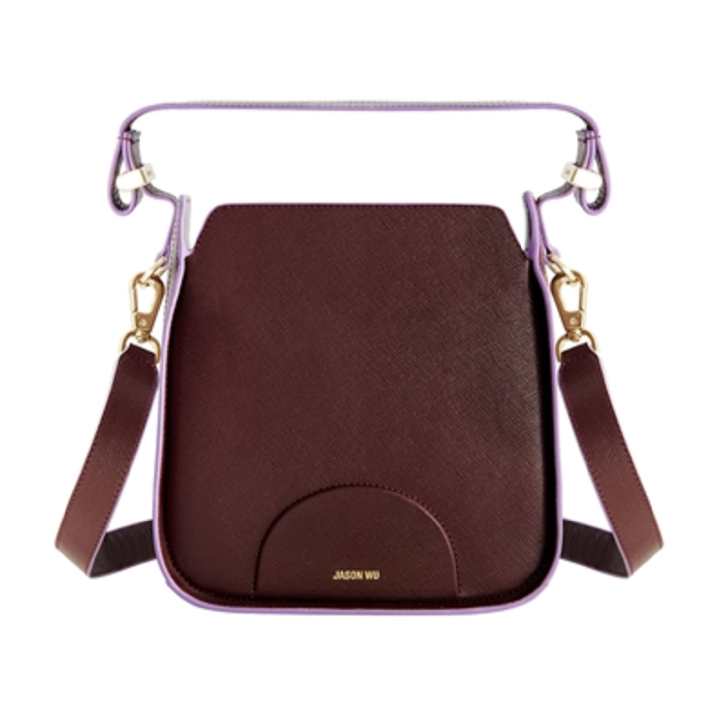 CONVERTIBLE SHOULDER BAG, GRAPE