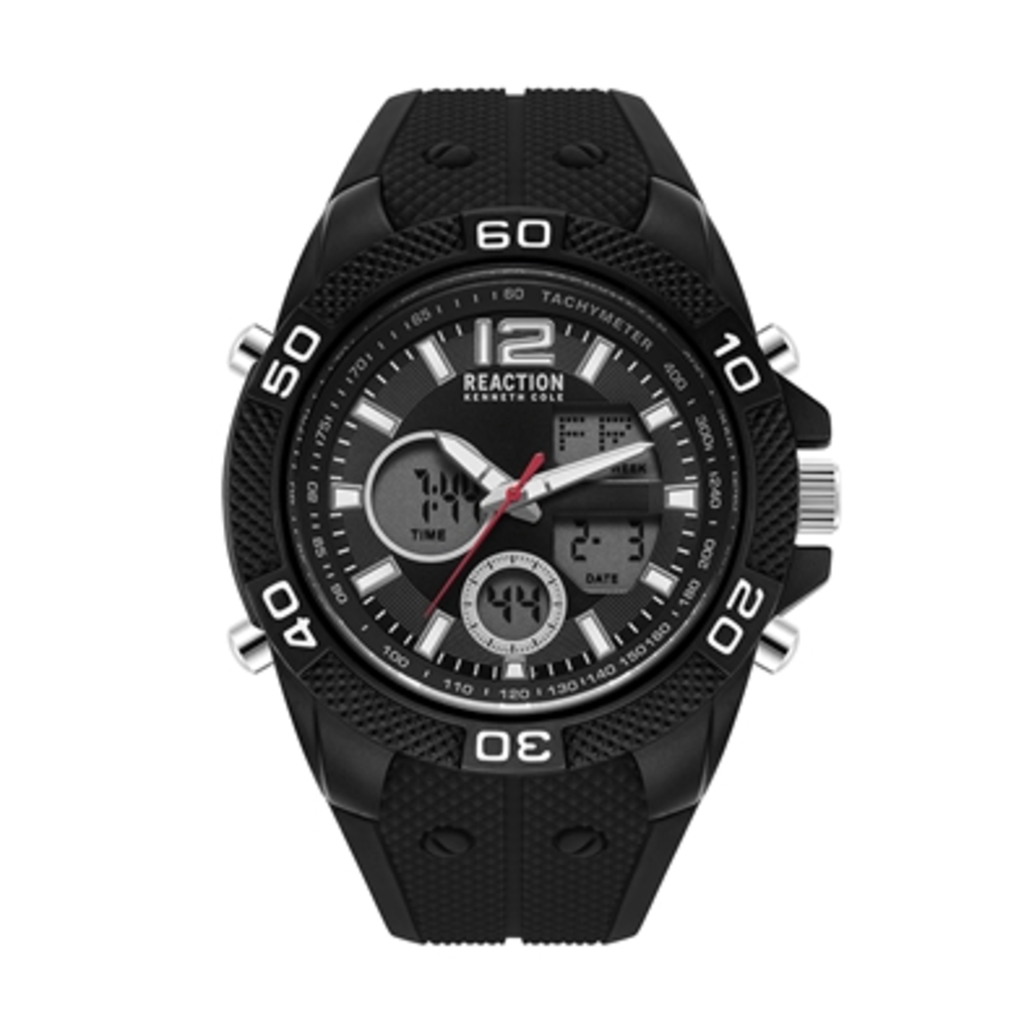 ANA-DIGI WATCH, BLACK, MENS STANDARD