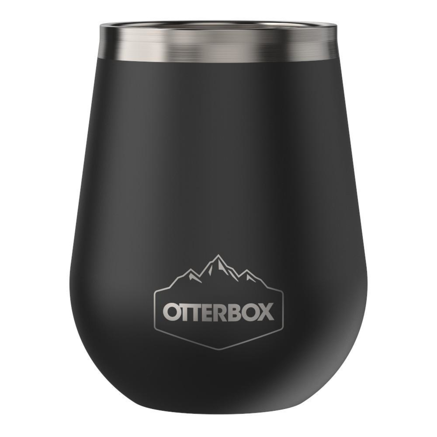 OTTERBOX ELEVATION WINE TUMBLER WITH LID - SILVER PANTHER BLACK