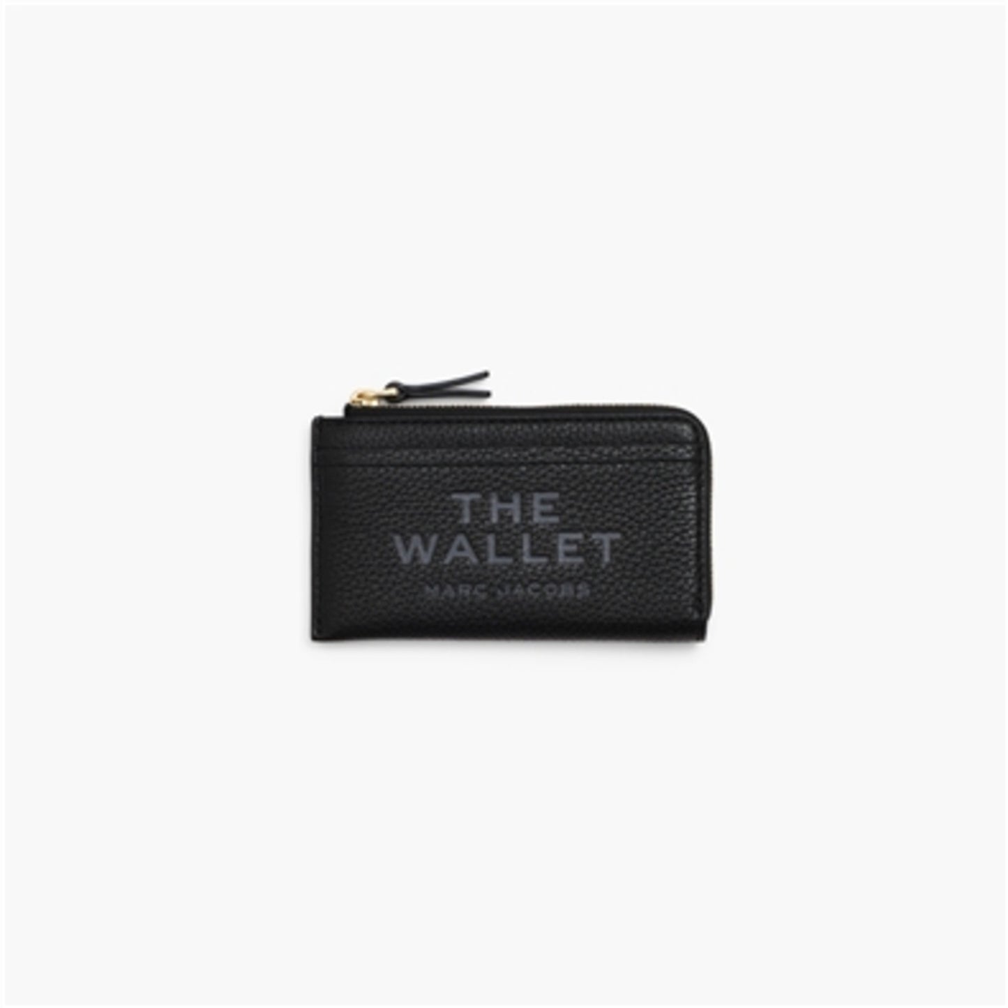 THE LEATHER TOP ZIP MULTI WALLET, BLACK