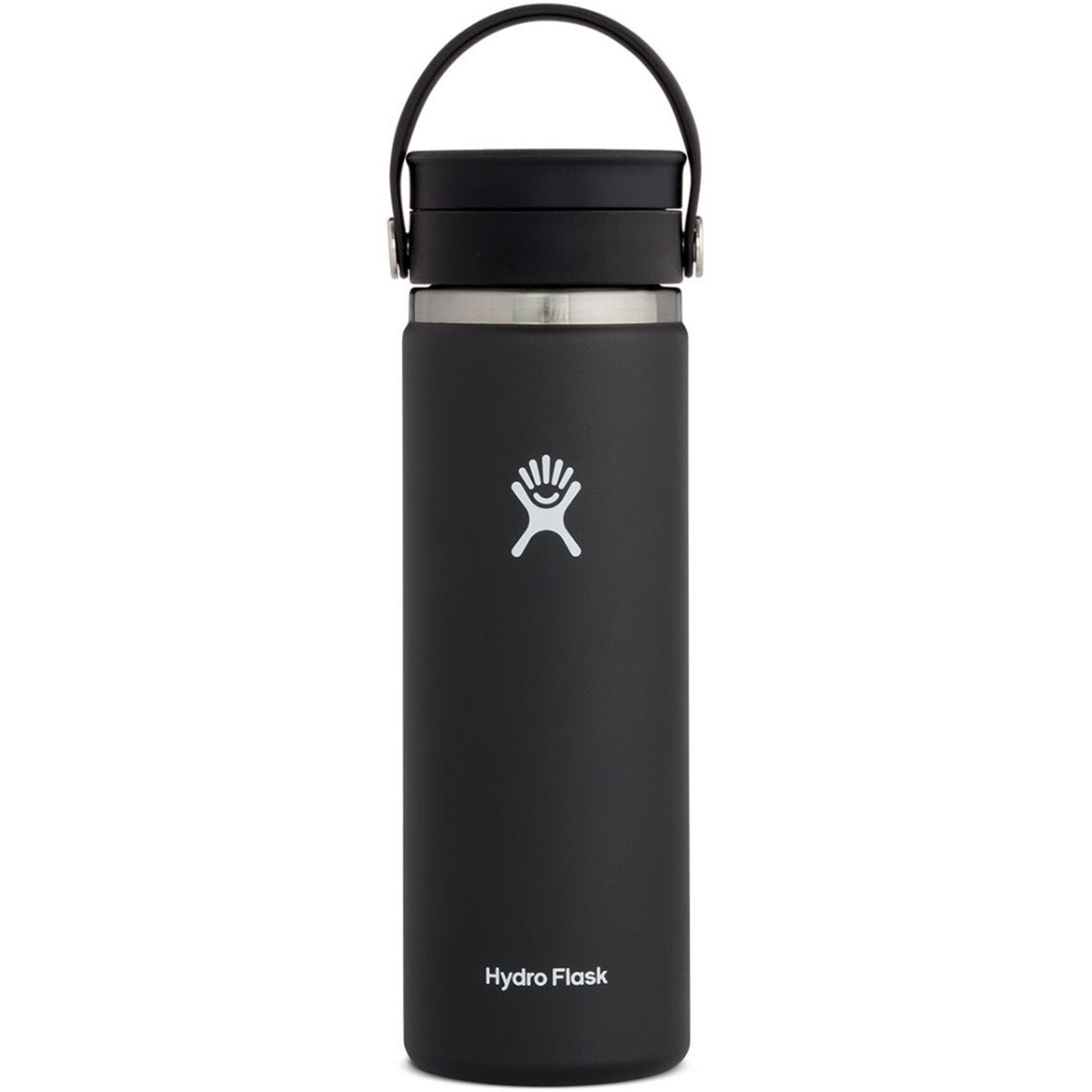 HYDRO FLASK 20 OZ. WIDE MOUTH COFFEE FLASK W/FLEX SIP LID - BLACK