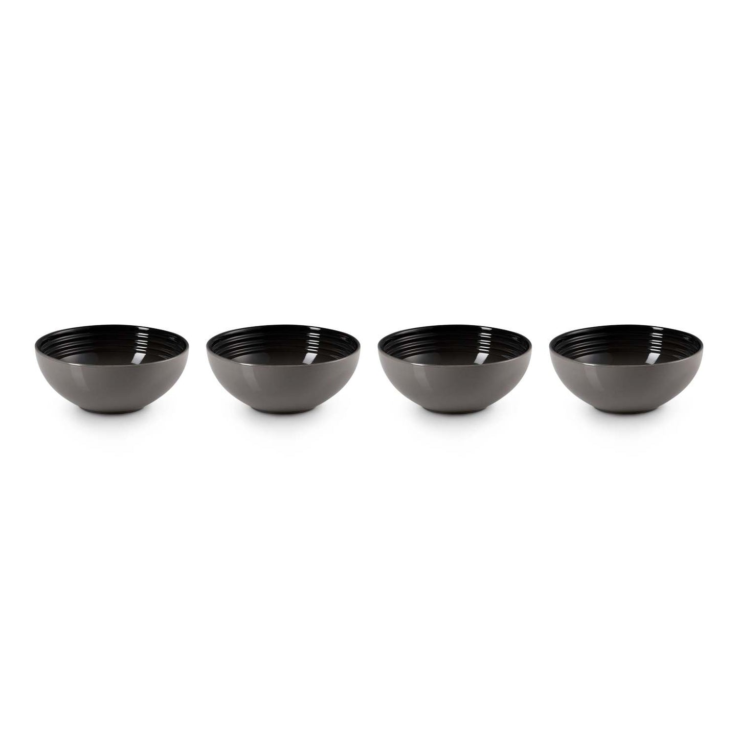 SET OF 4 VANCOUVER CEREAL & SOUP BOWLS OYSTER