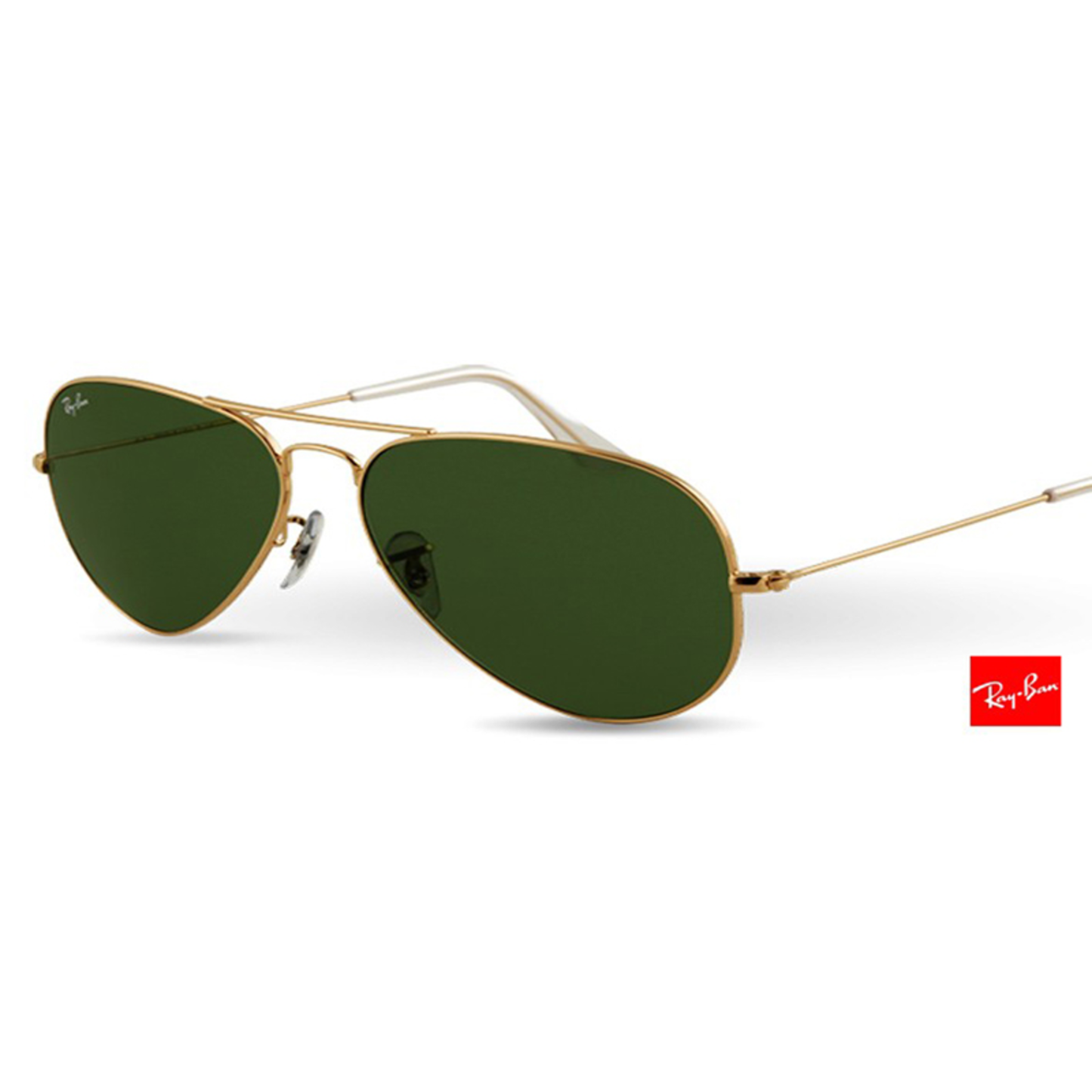 ORIGINAL AVIATOR SUNGLASSES - (GOLD CRYSTAL GREEN)