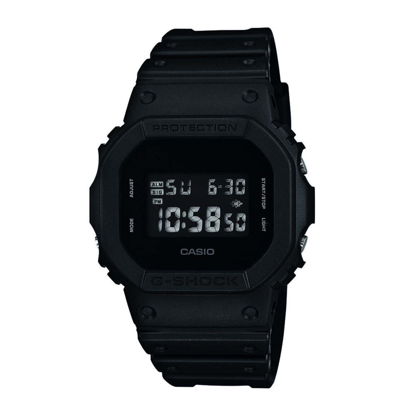 SQUARE BLACK DIGITAL RESIN WATCH
