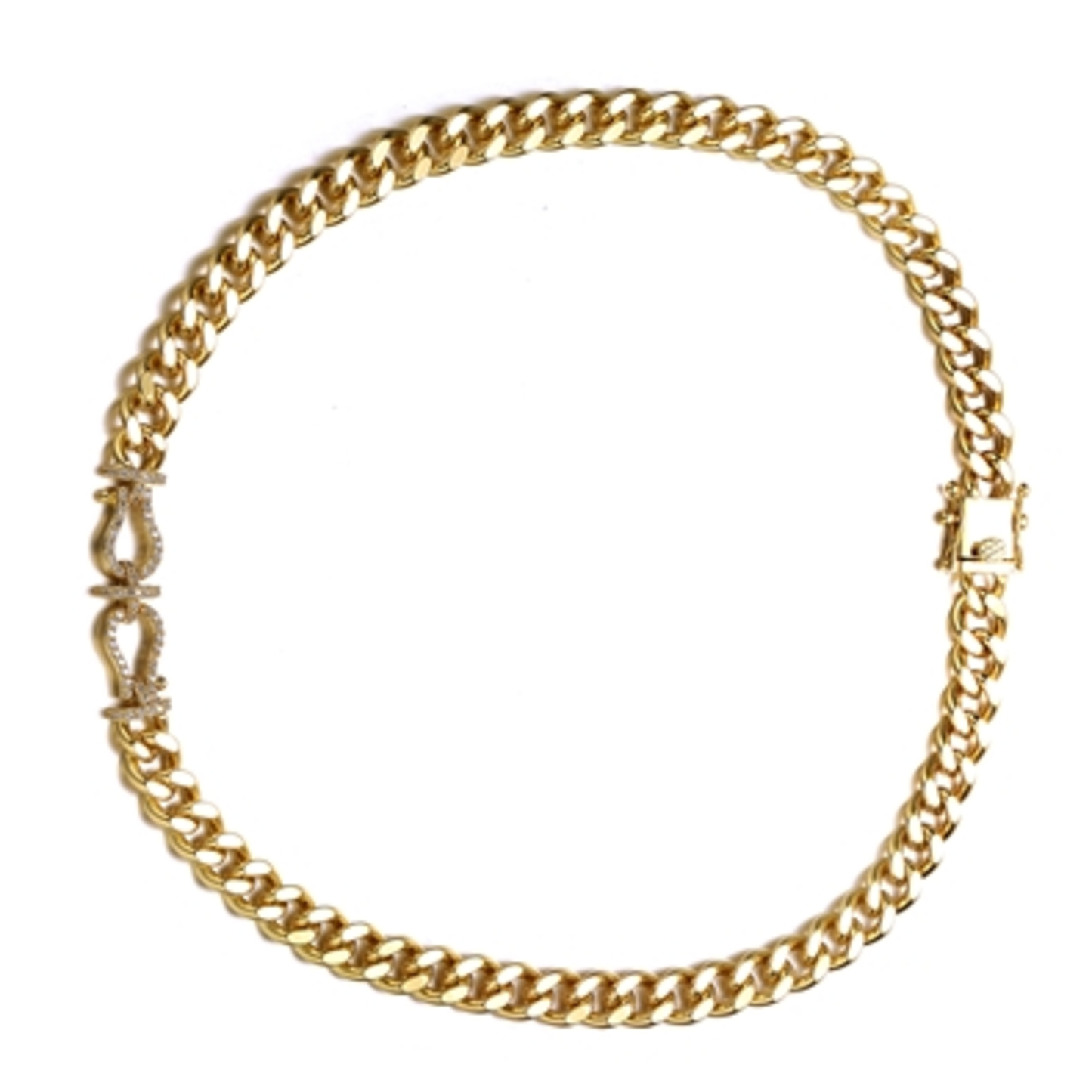 14K YELLOW GOLD ELEGANT NECKLACE, GOLD, 18"