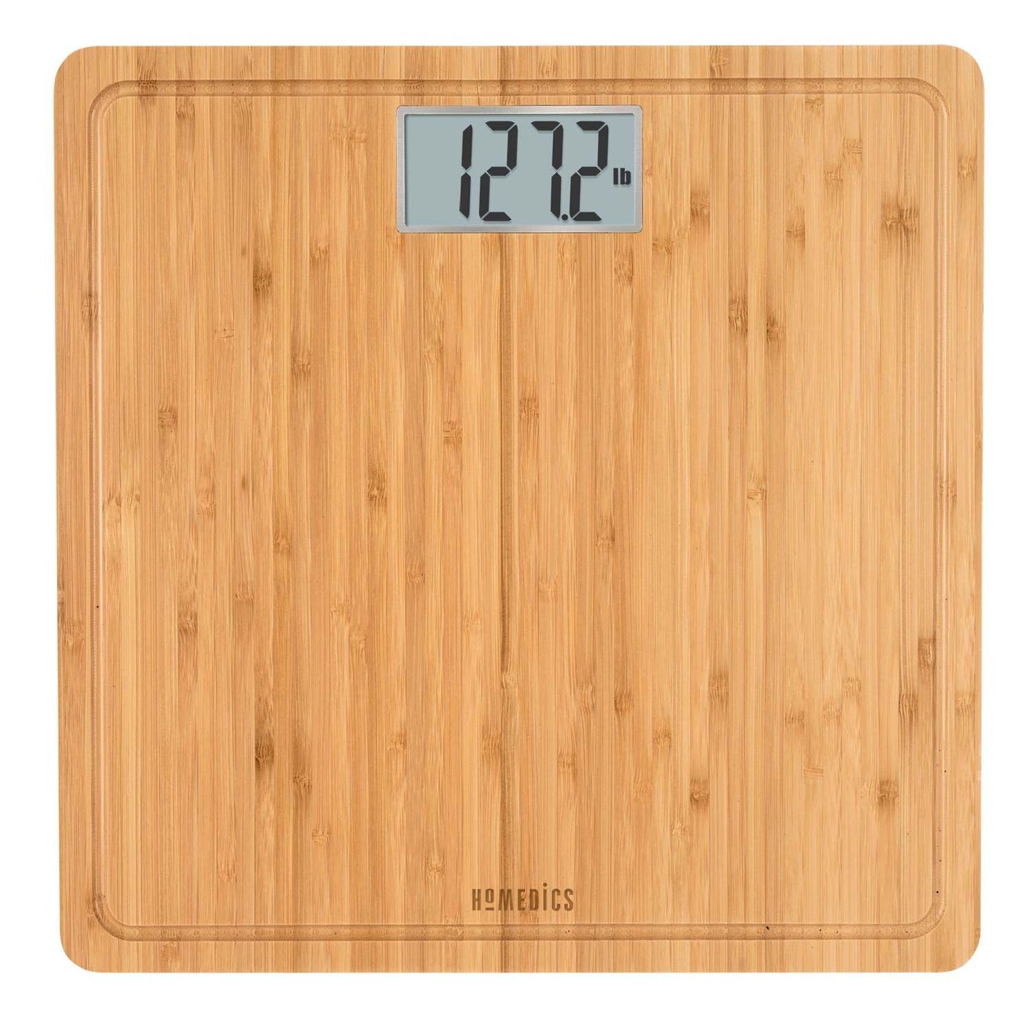 NATURAL BAMBOO DIGITAL BATHROOM SCALE