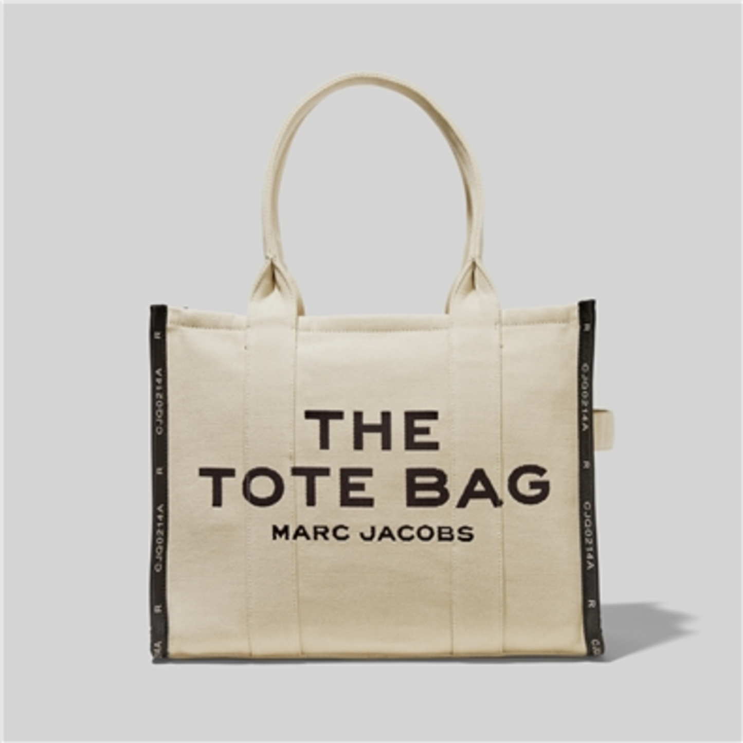 THE JACQUARD LARGE TOTE, WARM SAND, 17"X6"