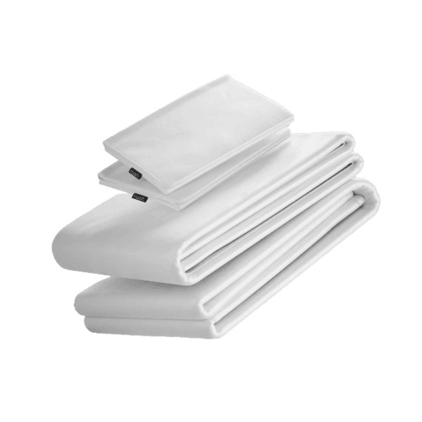 HUSH ICED ICED COOLING SHEET AND PILLOWCASE SET - QUEEN - WHITE