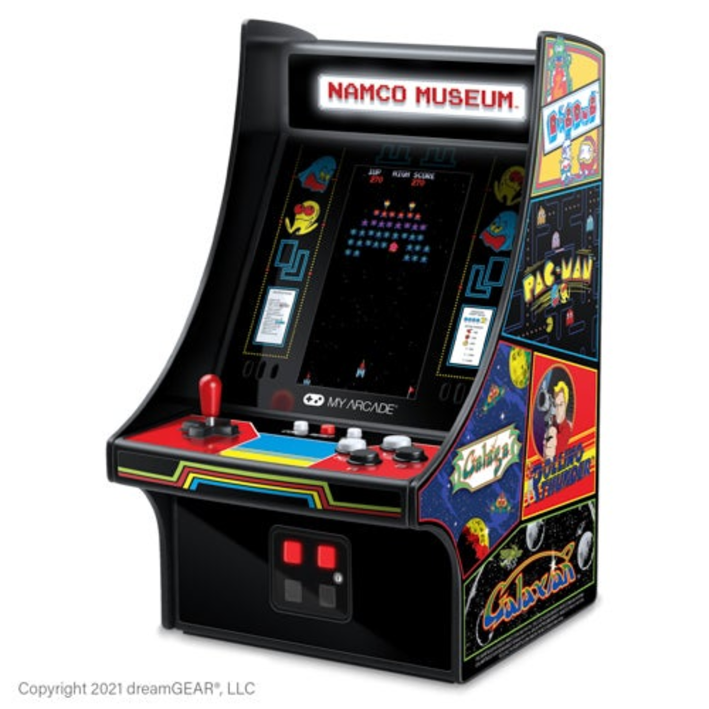 NAMCO MUSEUM 4.25" MINI ARCADE W/ 20 BANDAI-NAMCO GAMES