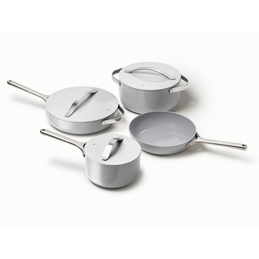 NON-TOXIC NONSTICK CERAMIC COOKWARE SET GRAY
