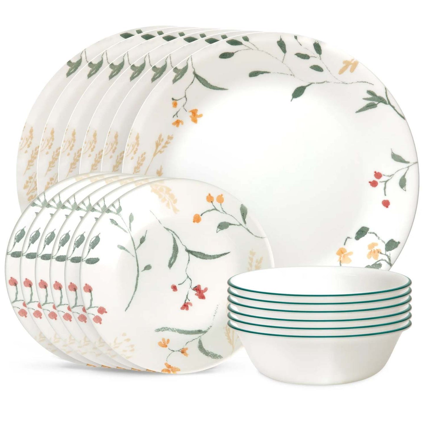 WILDFLOWER SCATTER SIGNATURE PATTERN 18PC DINNERWARE SET