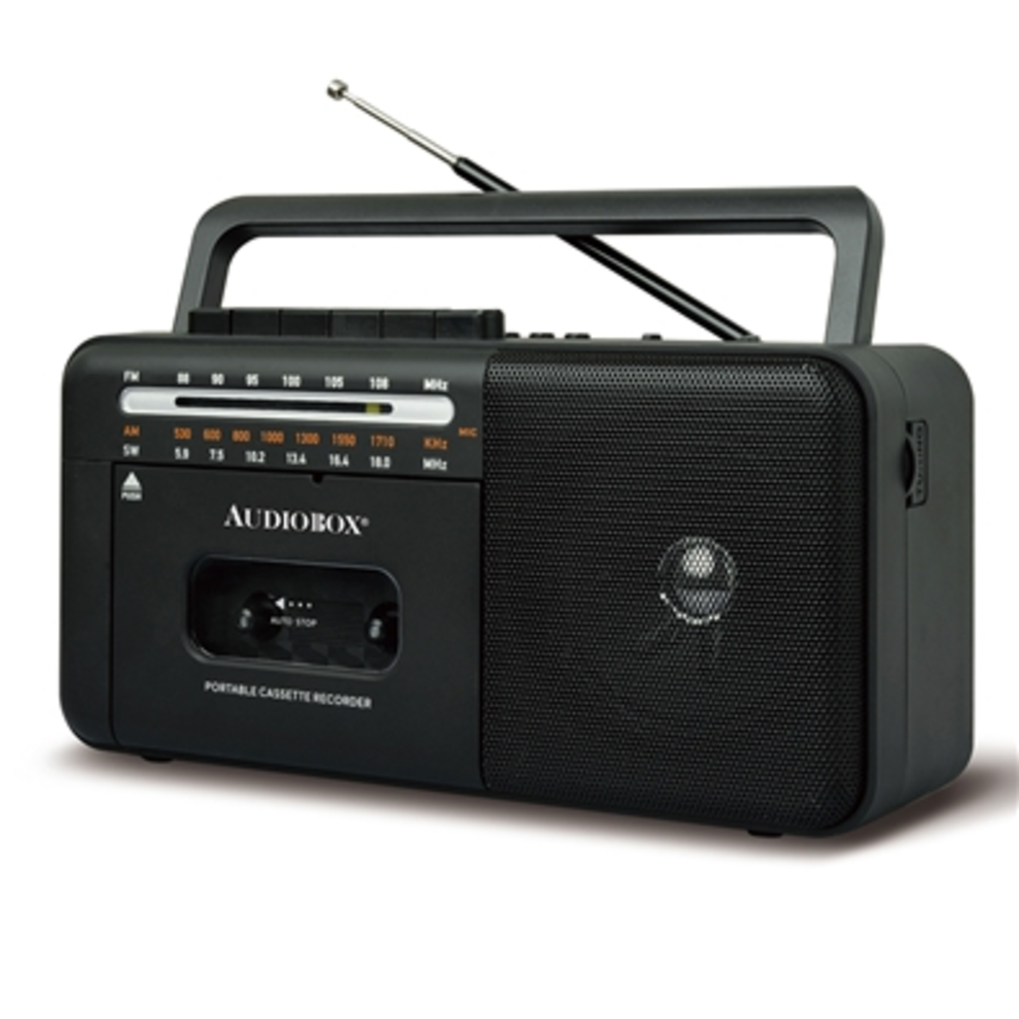 RECHARGEABLE RETRO RADIO W/ CASETTE