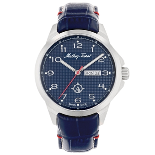 EXCALIBUR DATE WATCH, BLUE, STANDARD