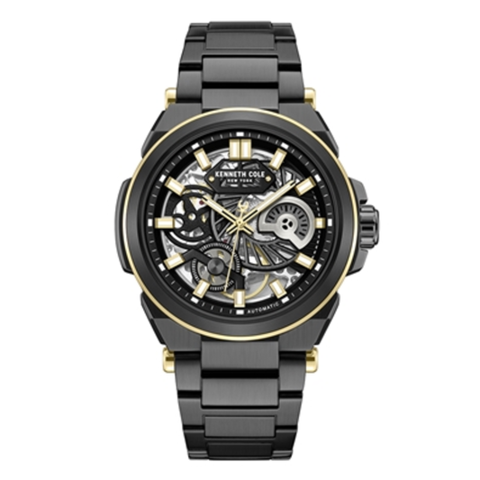 AUTOMATIC WATCH, BLACK, MENS STANDARD