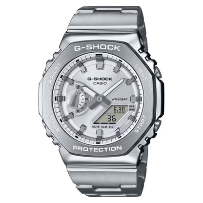 MENS 2100 G-SHOCK OCTAGON G-STEEL STAINLESS STEEL WATCH