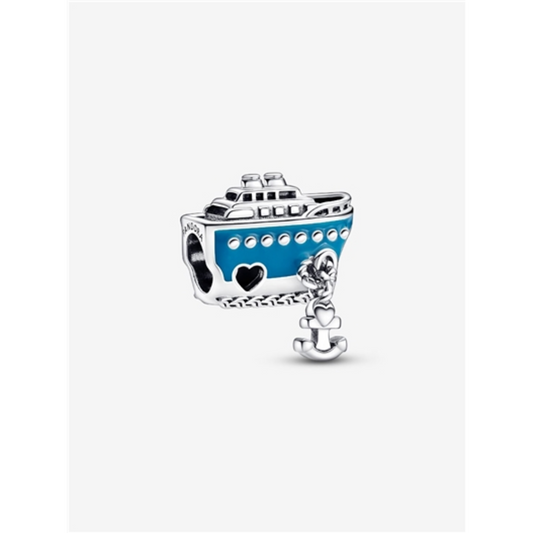 ANCHORED CRUISE SHIP CHARM