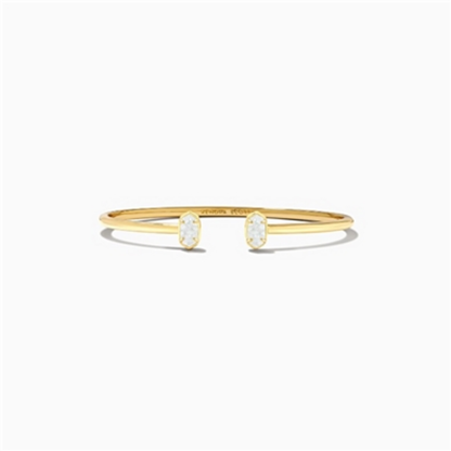 EMILIE CUFF BRACELET, IRIDESCENT DRUSY