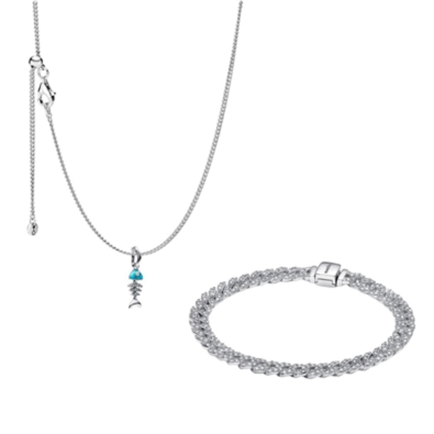 FINTASTIC SILVER SET, 23.6"