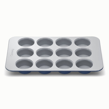 12 CUP NONSTICK CERAMIC MUFFIN PAN NAVY