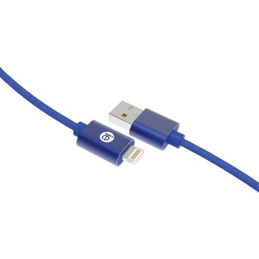 10FT LGHTNG BRAID CBL BLU