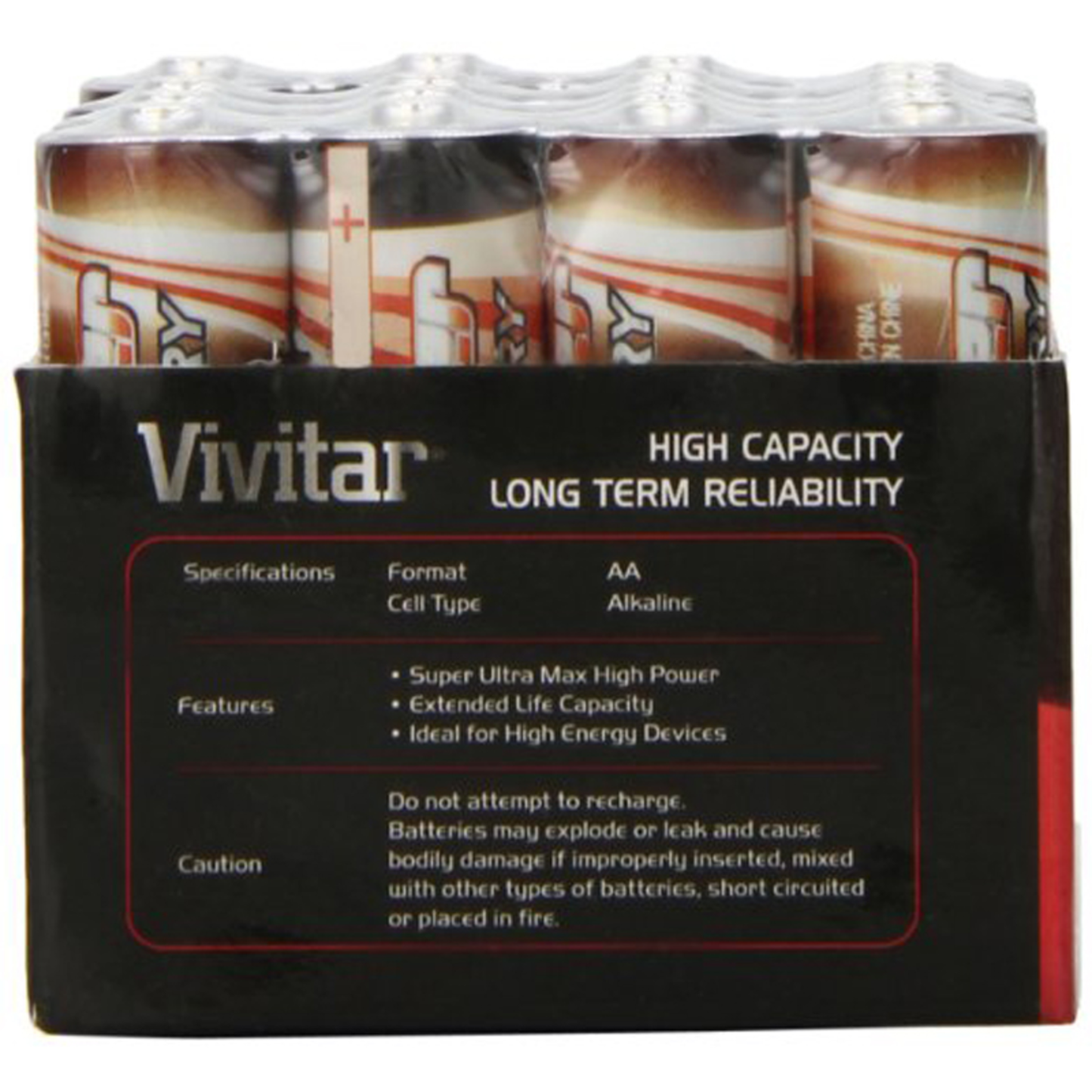 AA BATTERIES ALKALINE - (48 PACK)