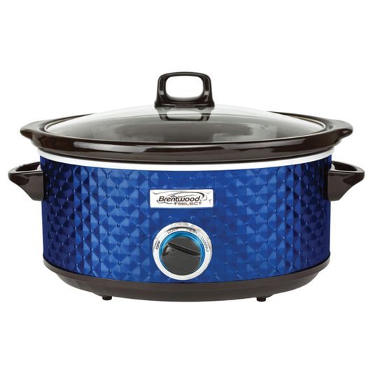 7QT SLOW COOKER NVY BLU