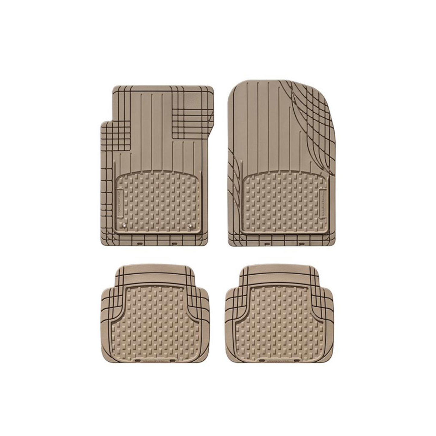 FRONT AND REAR TRIM TO FIT CAR MATS - (TAN)