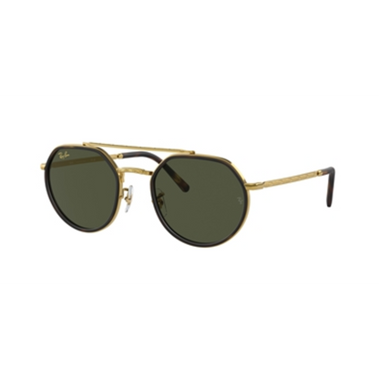 IRREGULAR UNISEX NON-POLAR SUNGLASSES, GOLD/GREEN, 53