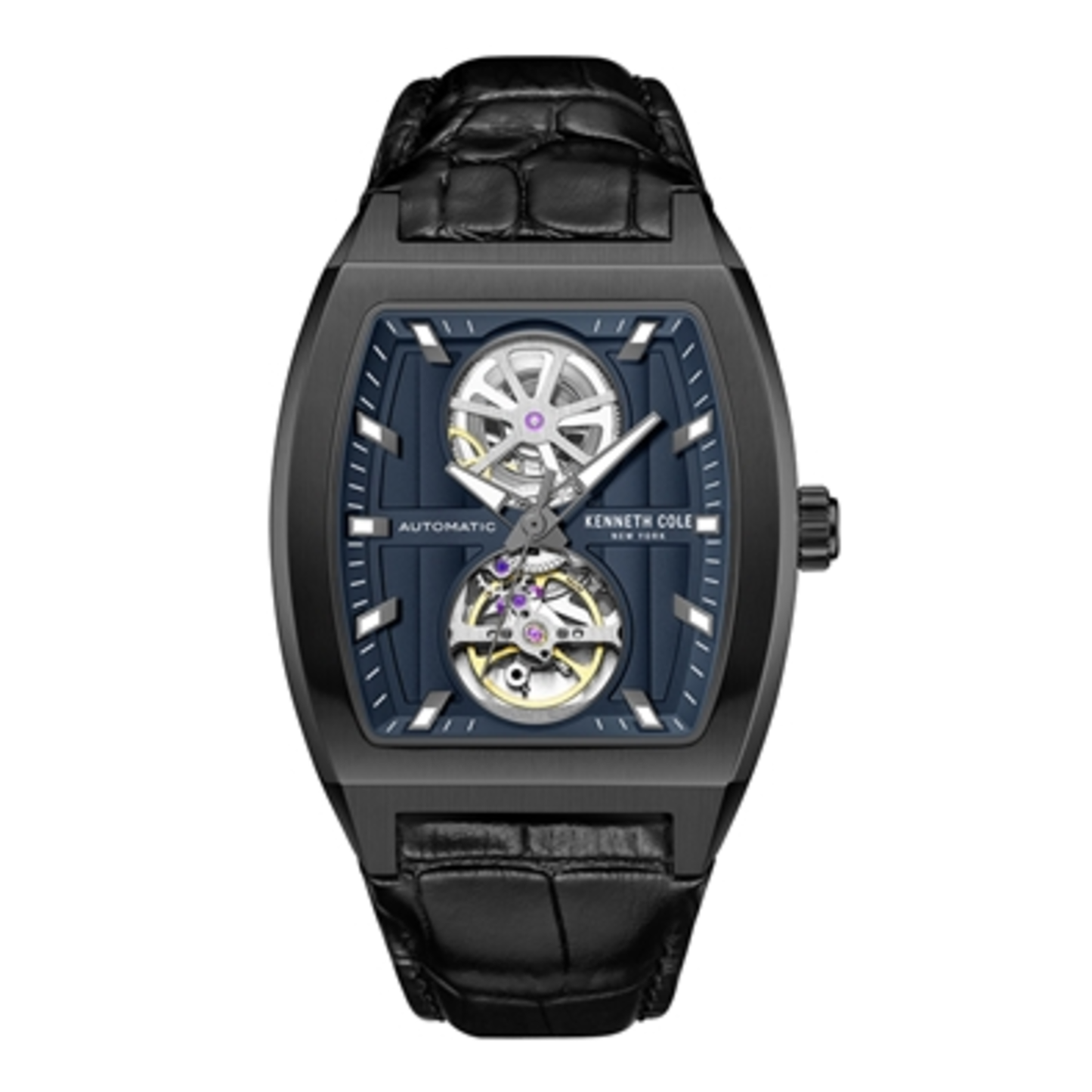 MEN'S AUTOMATIC MVT WATCH, BLACK, STANDARD