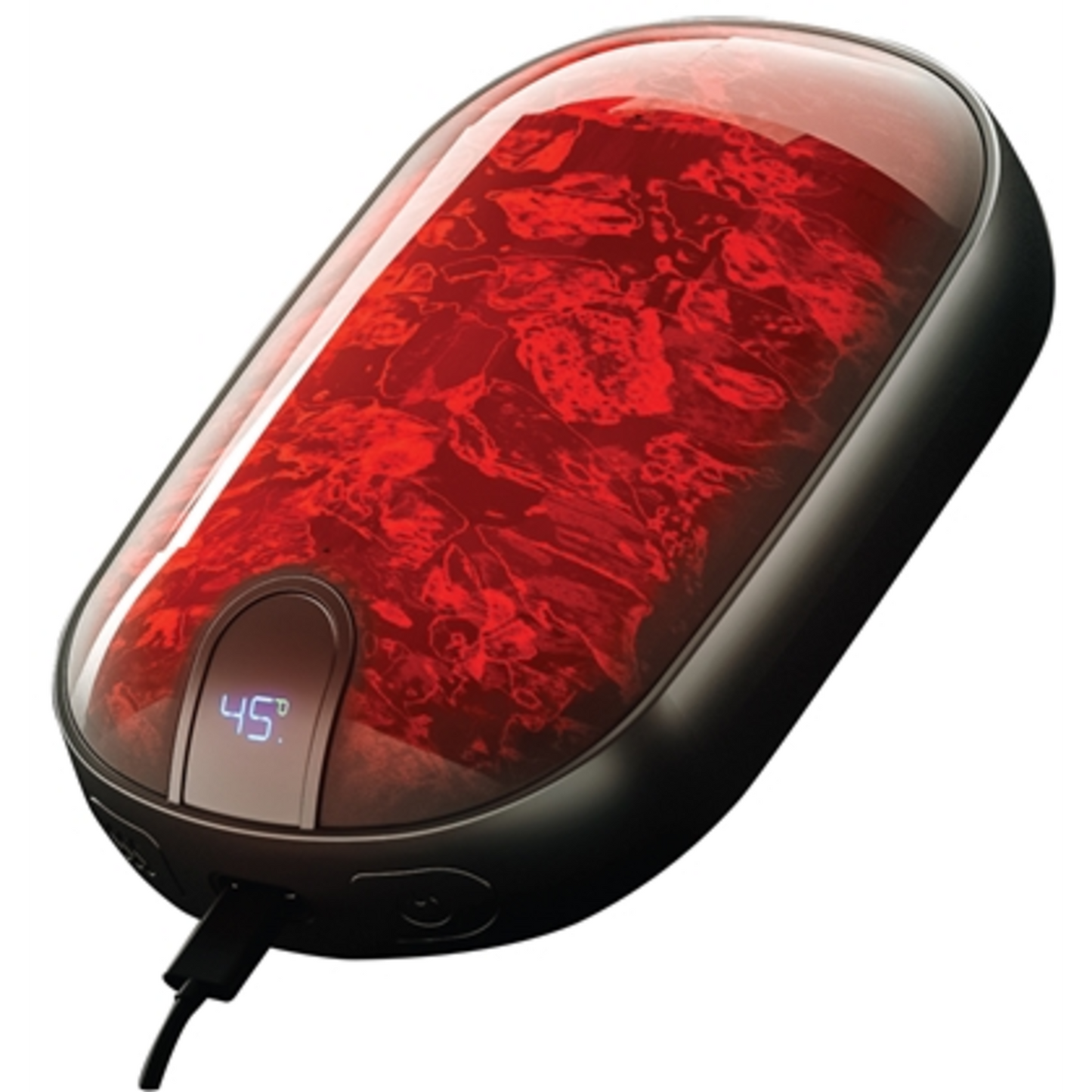 HAND WARMER W/ POWER BANK, BLACK