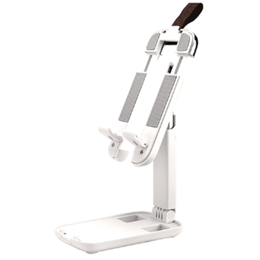 FOLDABLE STAND FOR PHONES/TABLETS, WHITE