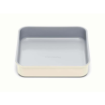 NONSTICK CERAMIC SQUARE PAN CREAM